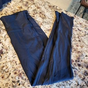 Spanx faux leather  leggings